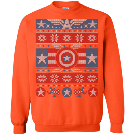 Sweatshirts Orange / Small Winter Soldier Crewneck Sweatshirt