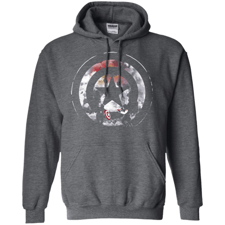 Sweatshirts Dark Heather / Small Winter VS America Pullover Hoodie