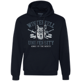 Sweatshirts Navy / Small Winterfell U Premium Fleece Hoodie