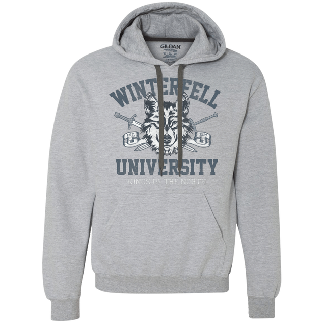Sweatshirts Sport Grey / Small Winterfell U Premium Fleece Hoodie