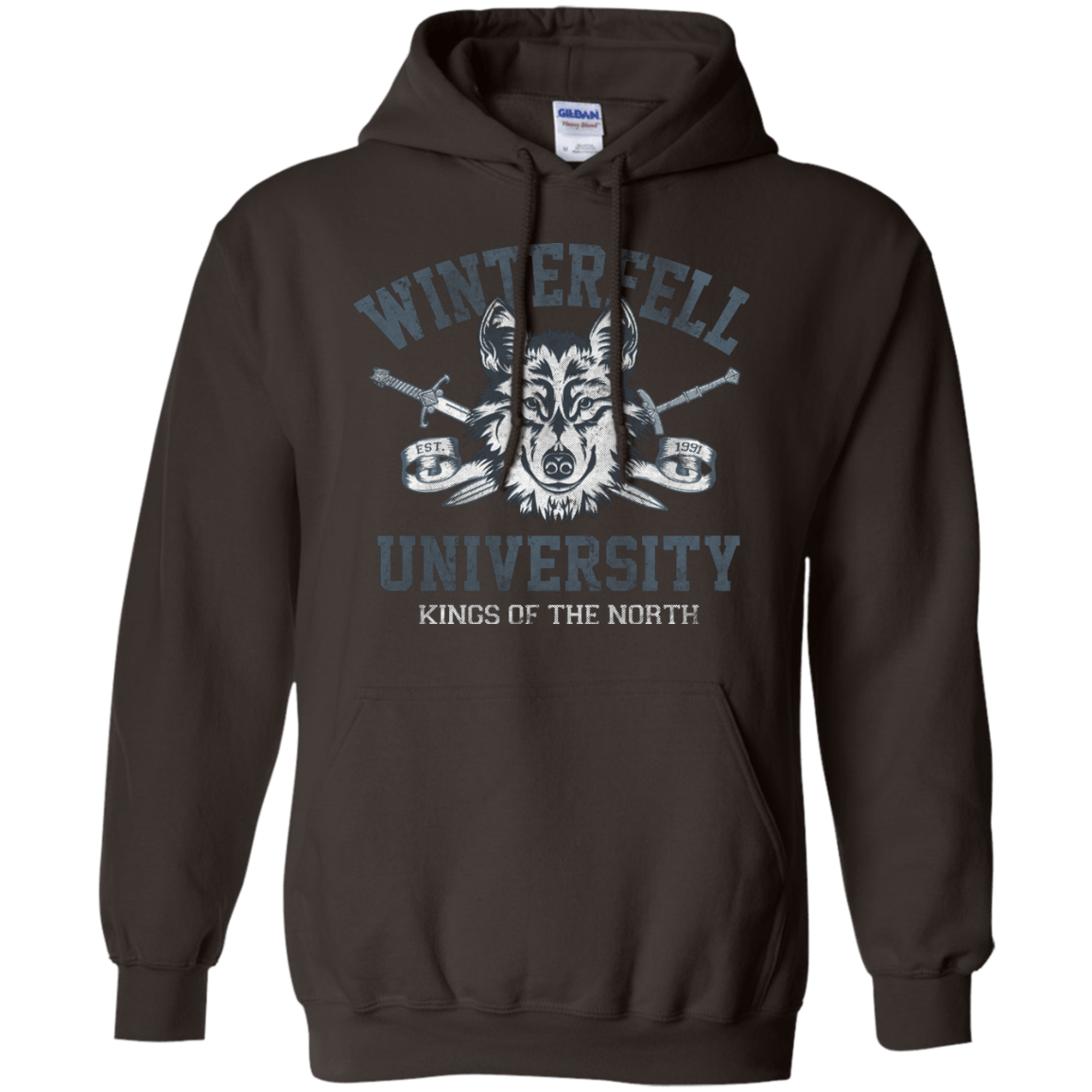 Sweatshirts Dark Chocolate / Small Winterfell U Pullover Hoodie