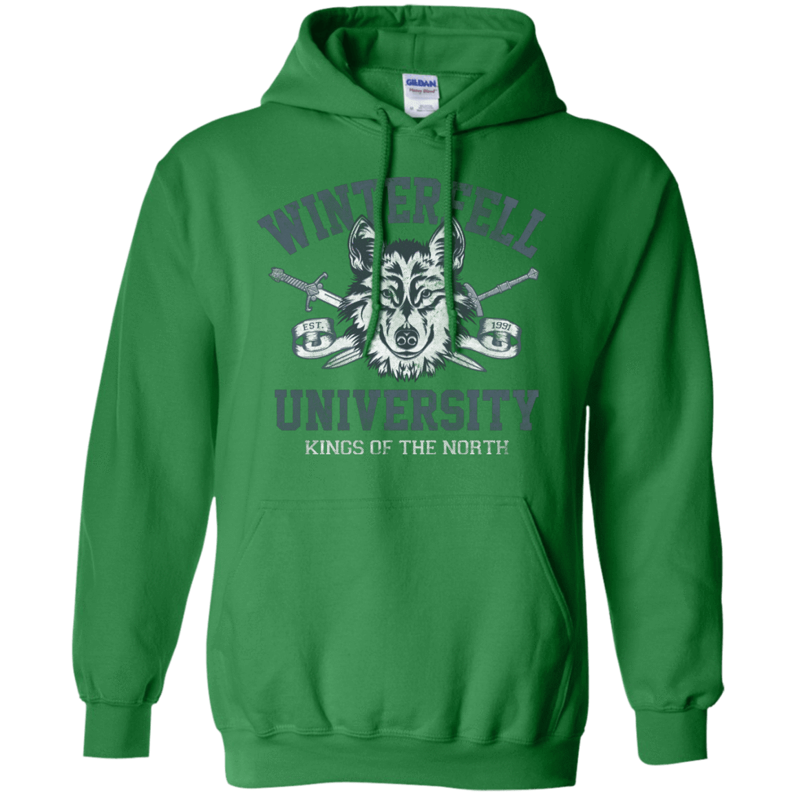 Sweatshirts Irish Green / Small Winterfell U Pullover Hoodie