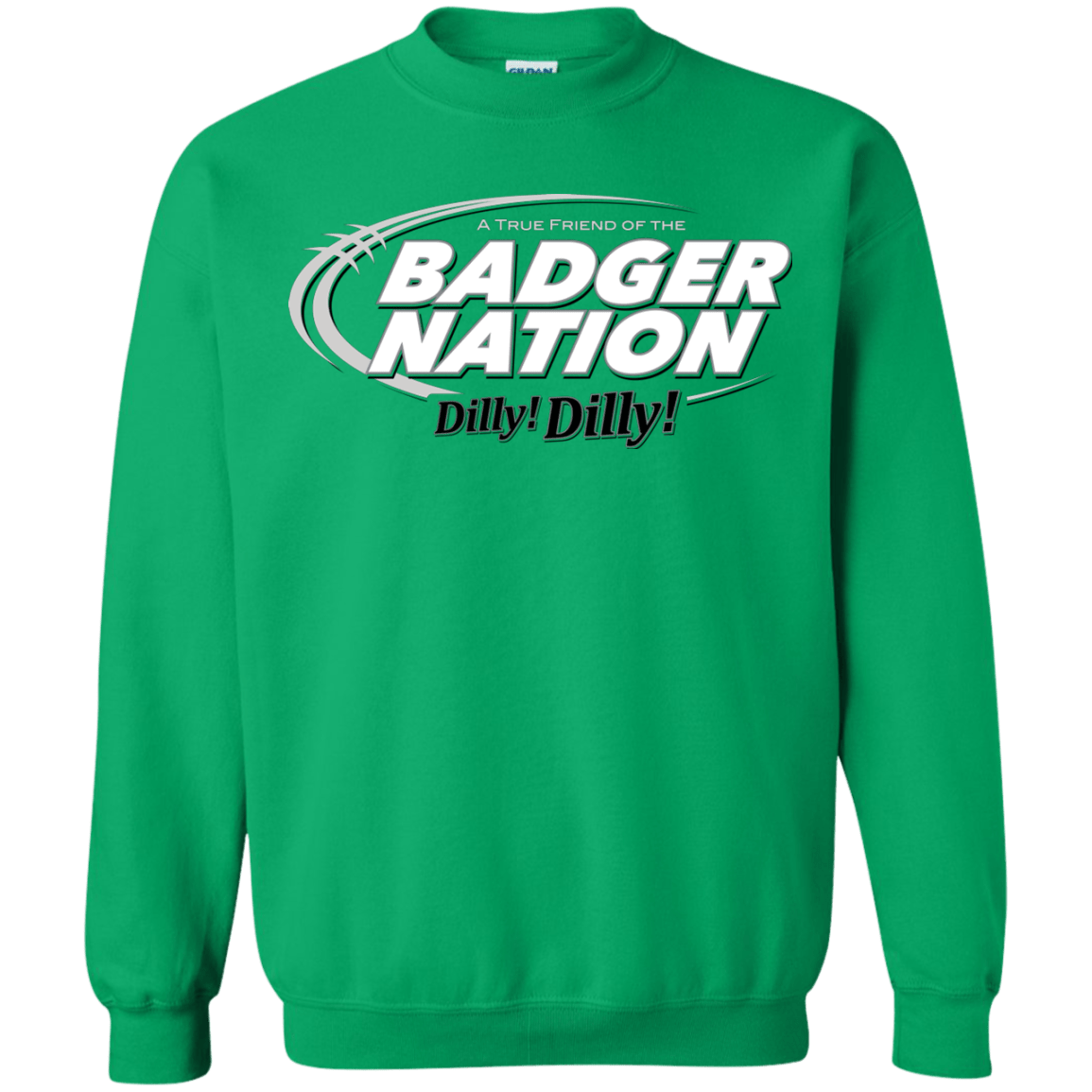 Sweatshirts Irish Green / Small Wisconsin Dilly Dilly Crewneck Sweatshirt