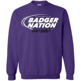 Sweatshirts Purple / Small Wisconsin Dilly Dilly Crewneck Sweatshirt