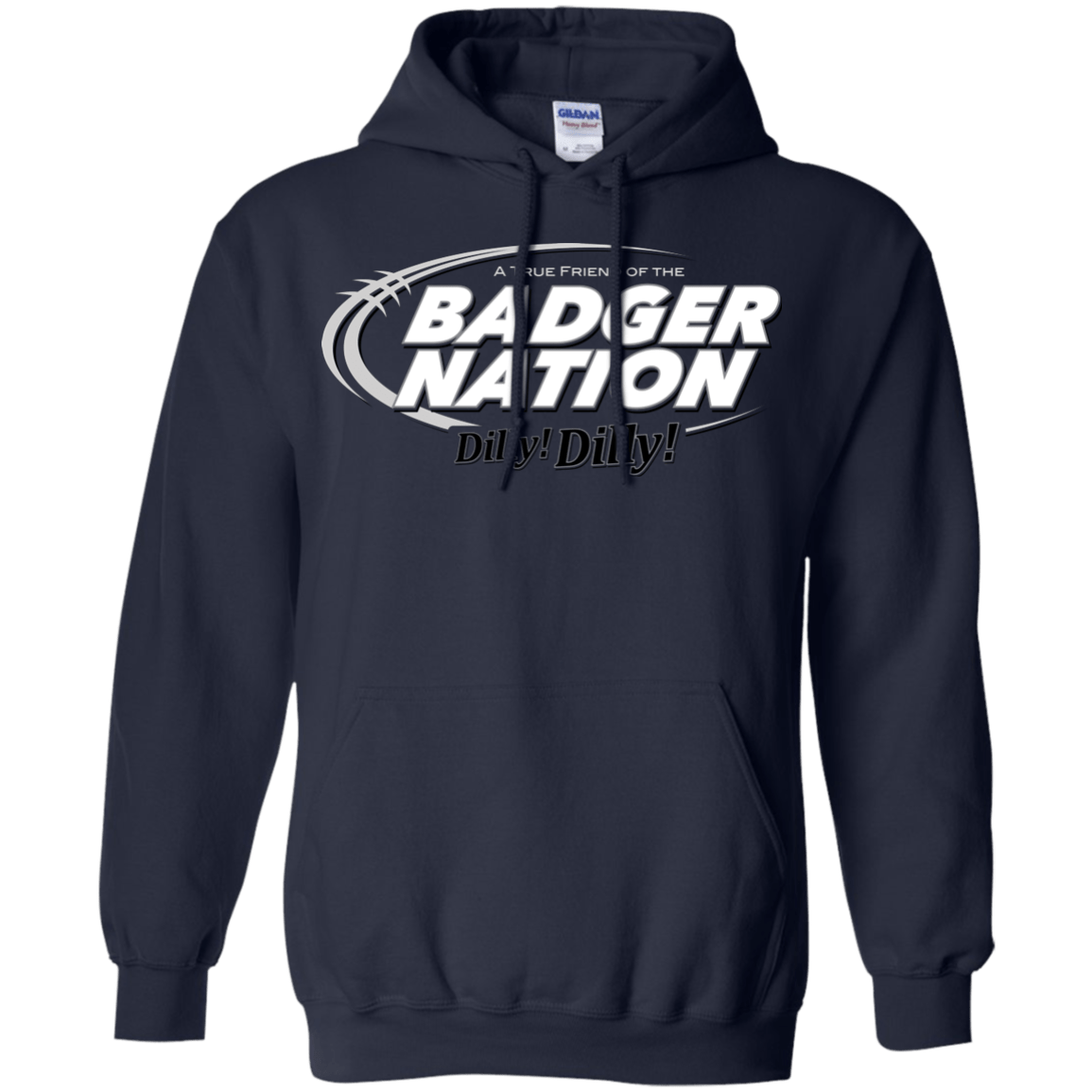Sweatshirts Navy / Small Wisconsin Dilly Dilly Pullover Hoodie