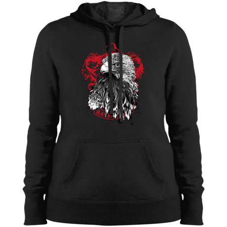 Sweatshirts Black / X-Small Wit and Wisdom sumi-e LST254 Ladies' Pullover Hooded Sweatshirt