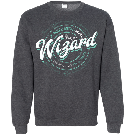 Sweatshirts Dark Heather / S Wizard Crewneck Sweatshirt