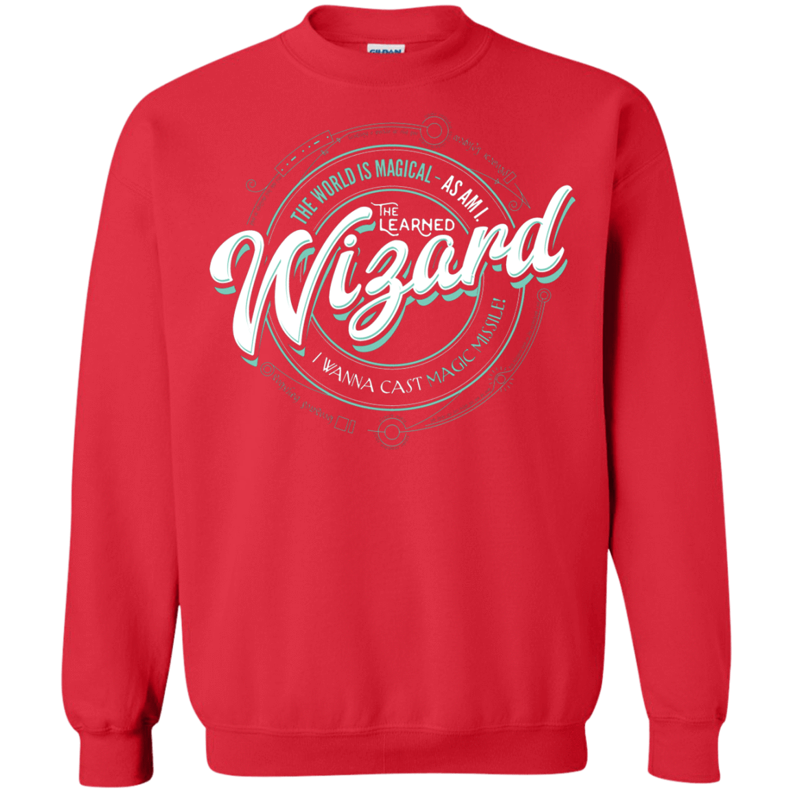 Sweatshirts Red / S Wizard Crewneck Sweatshirt