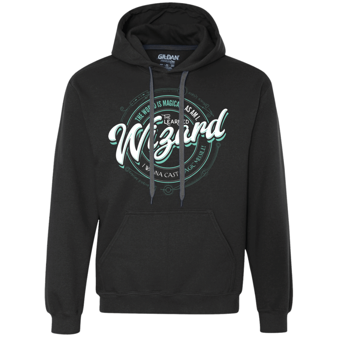Sweatshirts Black / S Wizard Premium Fleece Hoodie