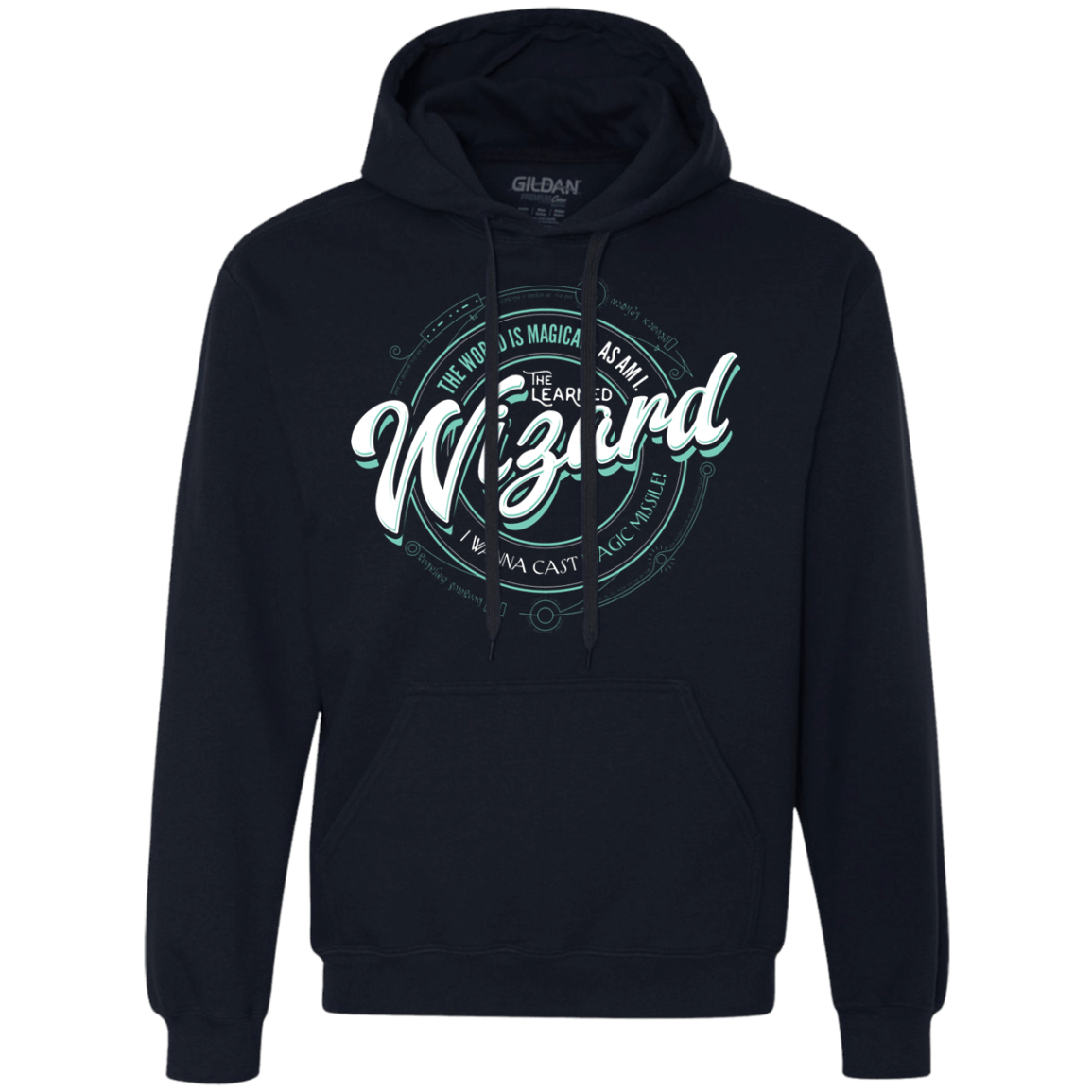 Sweatshirts Navy / S Wizard Premium Fleece Hoodie