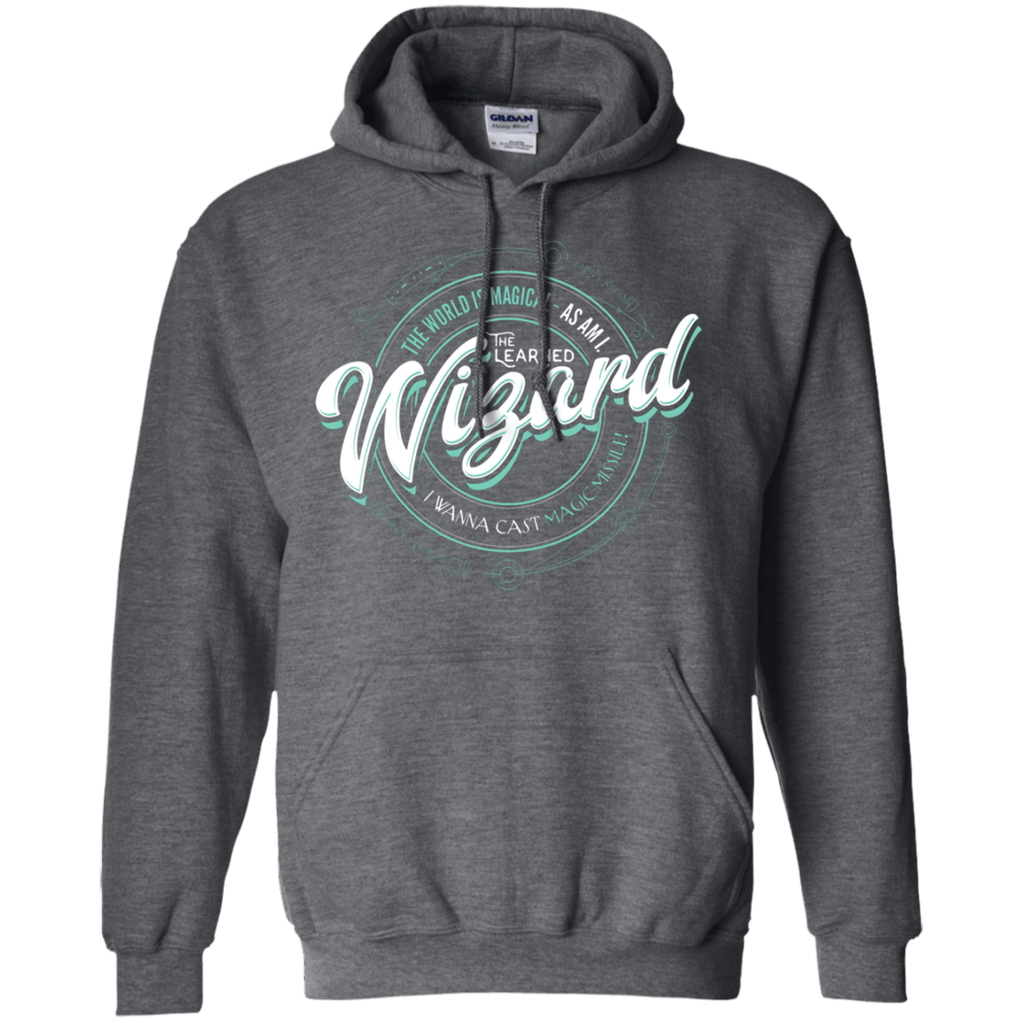 Sweatshirts Dark Heather / S Wizard Pullover Hoodie