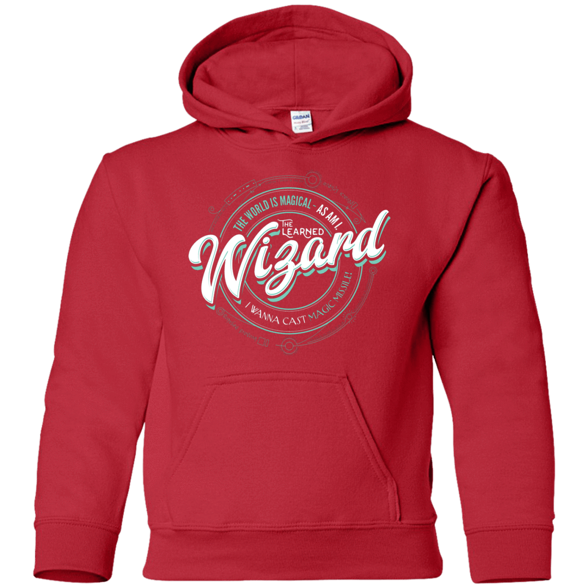 Sweatshirts Red / YS Wizard Youth Hoodie