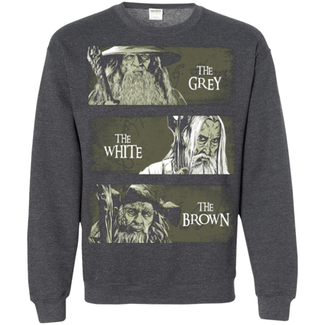 Sweatshirts Dark Heather / Small Wizards of Middle Earth Crewneck Sweatshirt