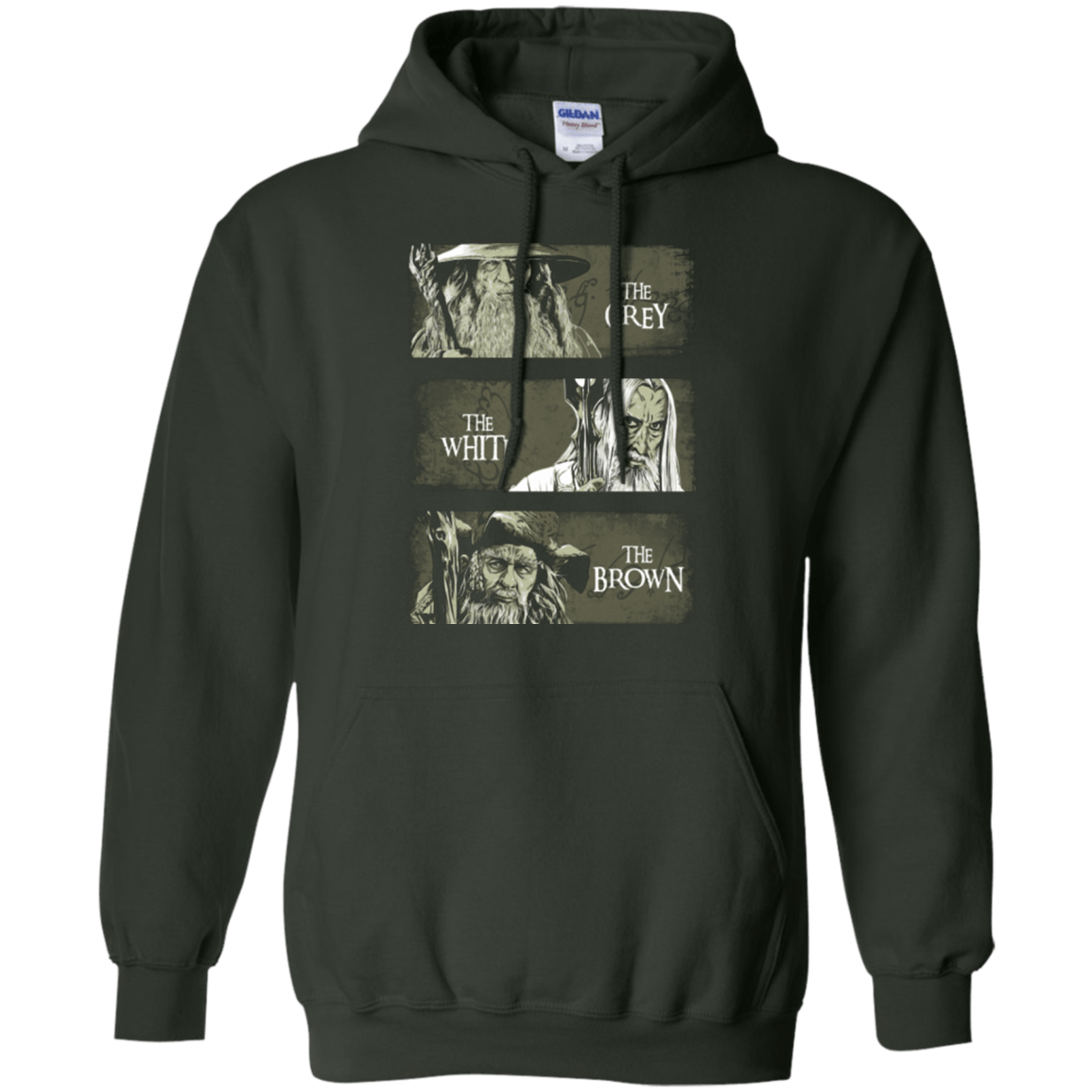 Sweatshirts Forest Green / Small Wizards of Middle Earth Pullover Hoodie