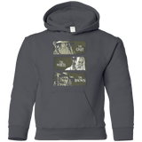 Sweatshirts Charcoal / YS Wizards of Middle Earth Youth Hoodie
