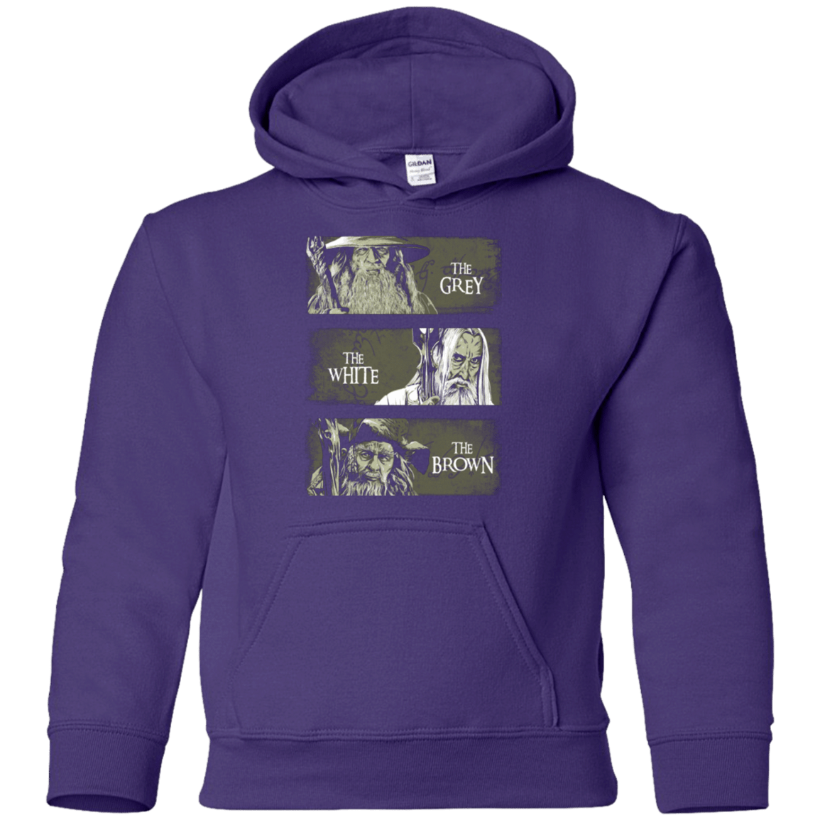 Sweatshirts Purple / YS Wizards of Middle Earth Youth Hoodie