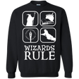 Sweatshirts Black / Small Wizards Rule Crewneck Sweatshirt