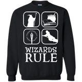 Sweatshirts Black / Small Wizards Rule Crewneck Sweatshirt