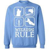 Sweatshirts Carolina Blue / Small Wizards Rule Crewneck Sweatshirt