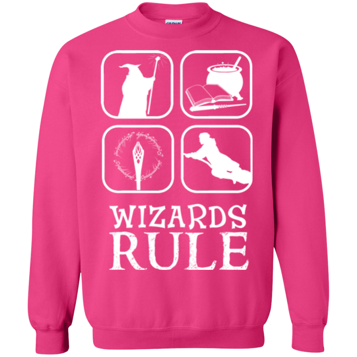 Sweatshirts Heliconia / Small Wizards Rule Crewneck Sweatshirt