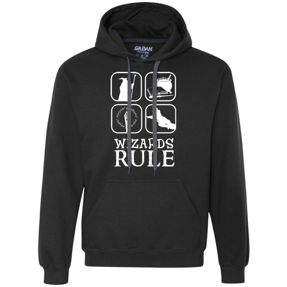 Sweatshirts Black / Small Wizards Rule Premium Fleece Hoodie