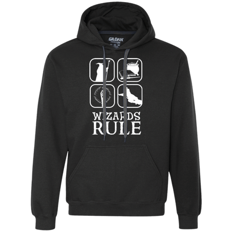 Sweatshirts Black / Small Wizards Rule Premium Fleece Hoodie