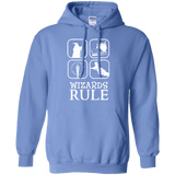 Sweatshirts Carolina Blue / Small Wizards Rule Pullover Hoodie