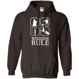 Sweatshirts Dark Chocolate / Small Wizards Rule Pullover Hoodie