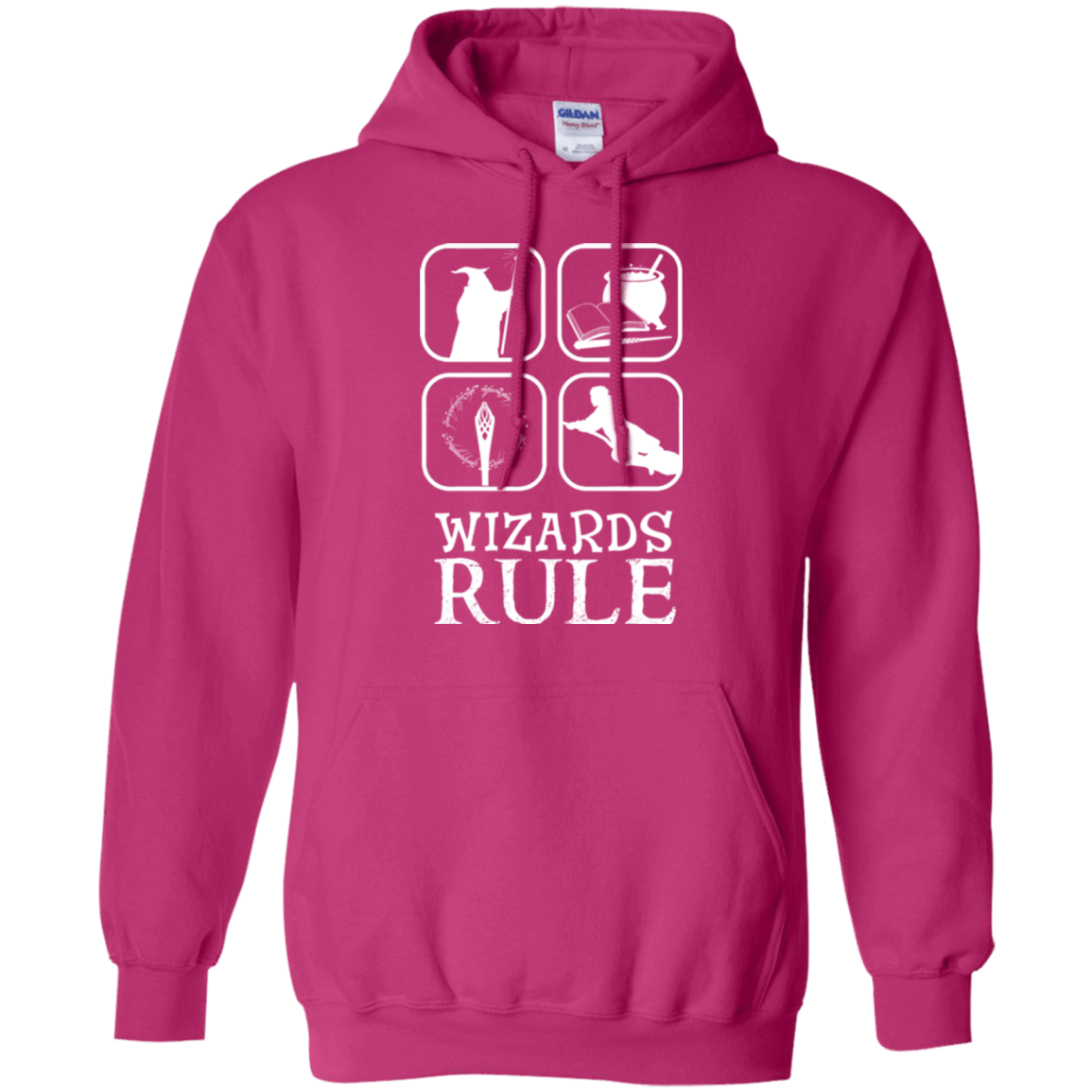 Sweatshirts Heliconia / Small Wizards Rule Pullover Hoodie