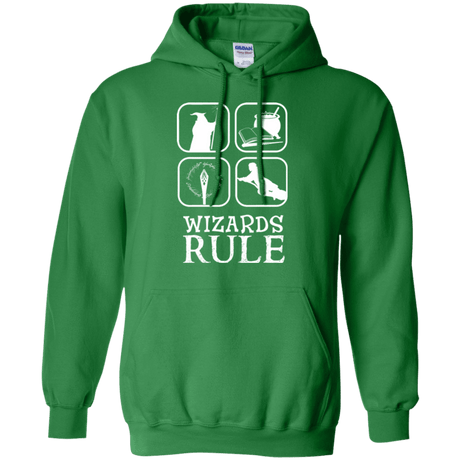 Sweatshirts Irish Green / Small Wizards Rule Pullover Hoodie