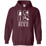 Sweatshirts Maroon / Small Wizards Rule Pullover Hoodie