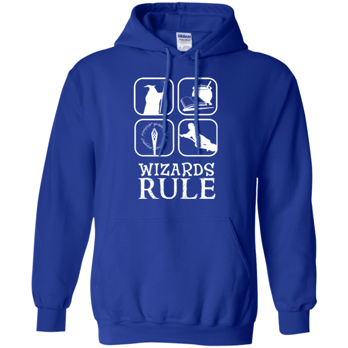 Sweatshirts Royal / Small Wizards Rule Pullover Hoodie