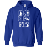 Sweatshirts Royal / Small Wizards Rule Pullover Hoodie