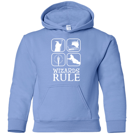 Sweatshirts Carolina Blue / YS Wizards Rule Youth Hoodie
