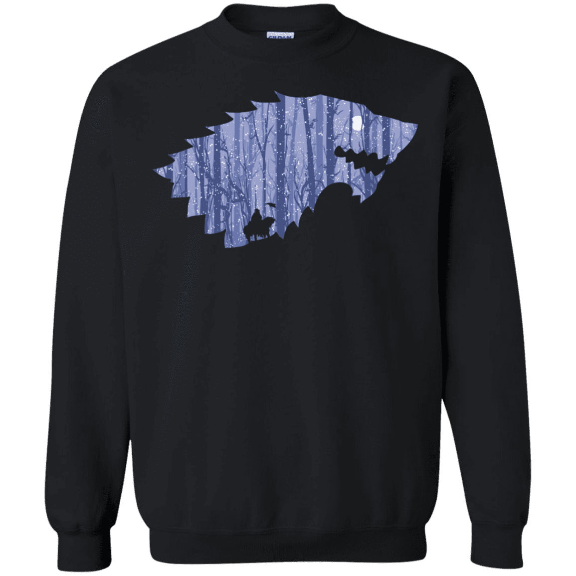 Sweatshirts Black / S Wolf Of Winter Crewneck Sweatshirt