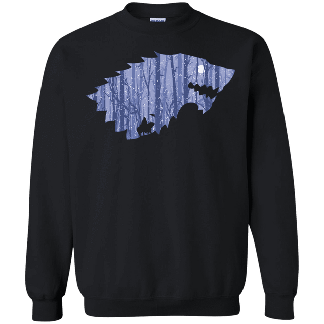 Sweatshirts Black / S Wolf Of Winter Crewneck Sweatshirt