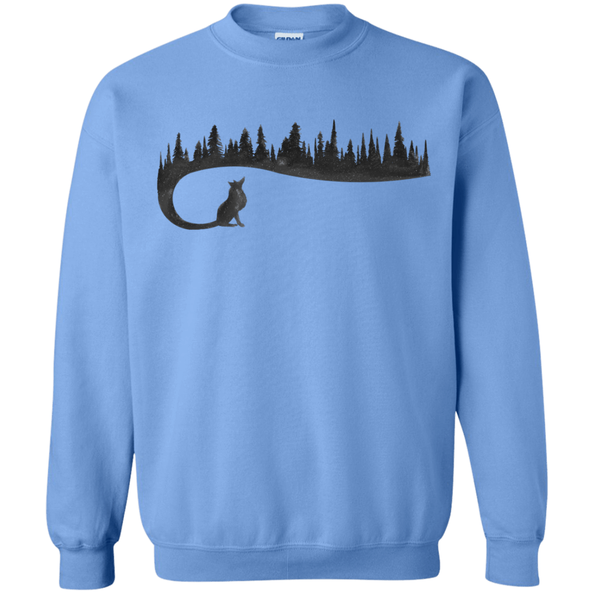 Sweatshirts Carolina Blue / S Wolf Tail Crewneck Sweatshirt