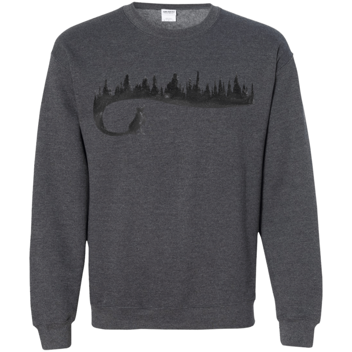 Sweatshirts Dark Heather / S Wolf Tail Crewneck Sweatshirt