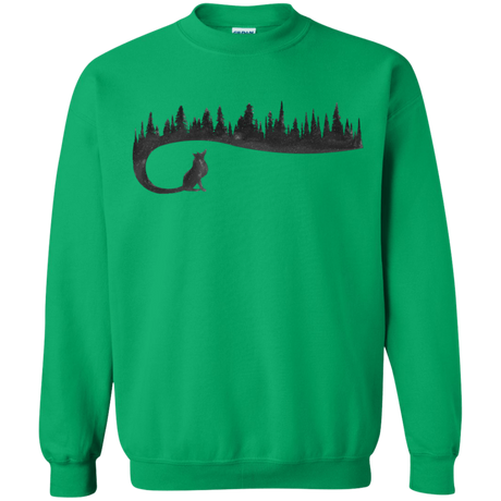 Sweatshirts Irish Green / S Wolf Tail Crewneck Sweatshirt