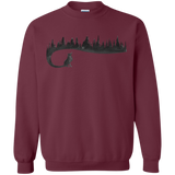 Sweatshirts Maroon / S Wolf Tail Crewneck Sweatshirt