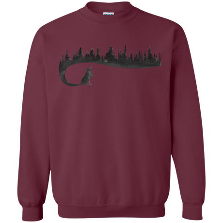 Sweatshirts Maroon / S Wolf Tail Crewneck Sweatshirt