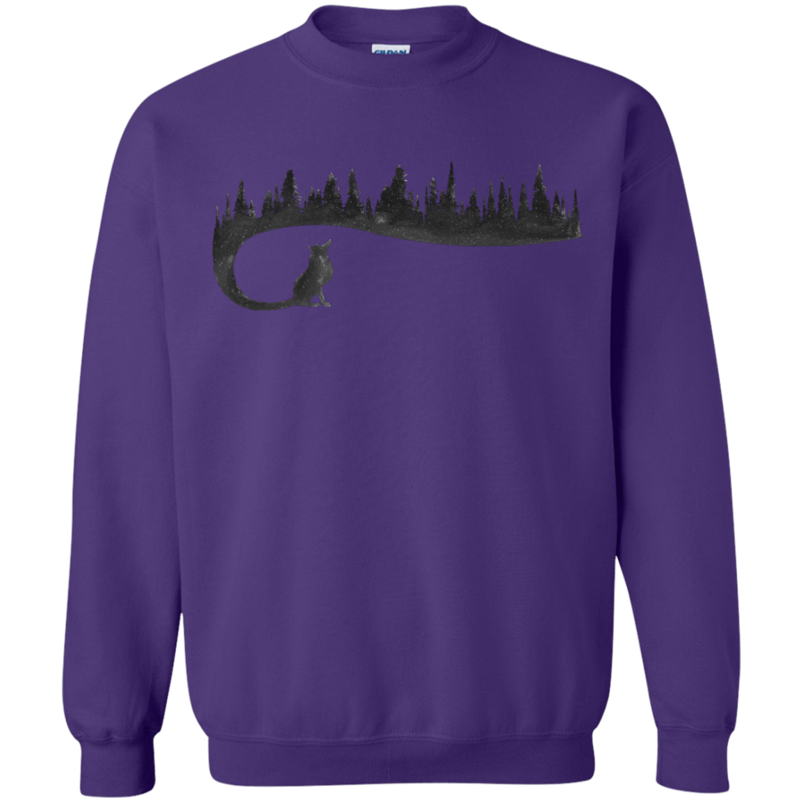 Sweatshirts Purple / S Wolf Tail Crewneck Sweatshirt