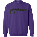 Sweatshirts Purple / S Wolf Tail Crewneck Sweatshirt