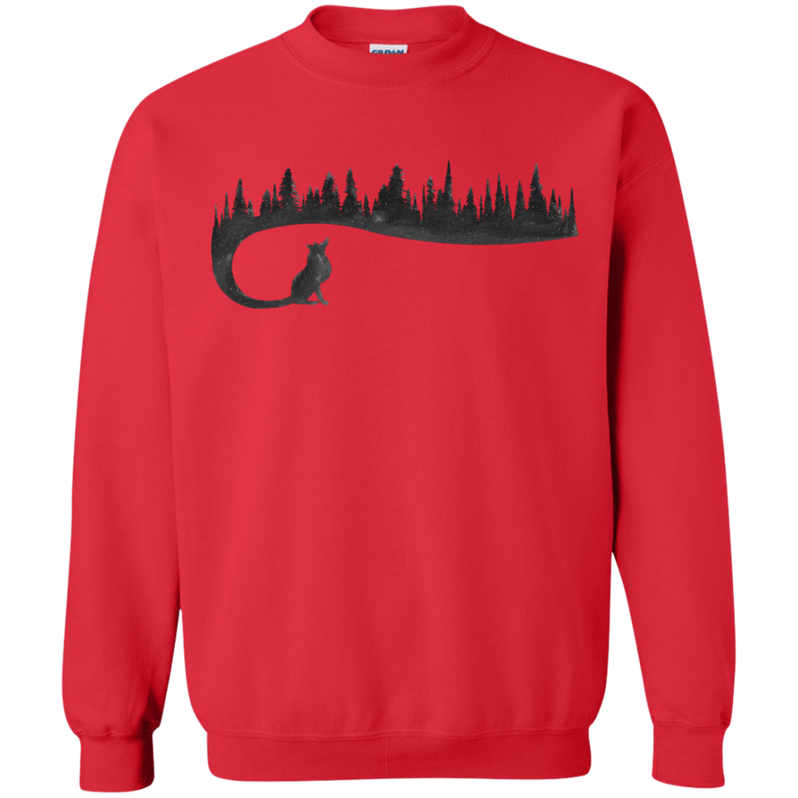 Sweatshirts Red / S Wolf Tail Crewneck Sweatshirt