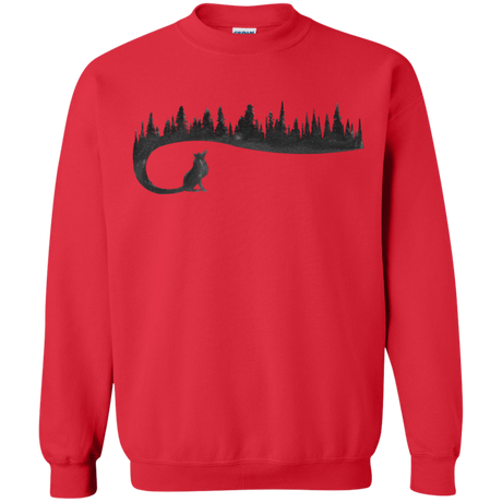 Sweatshirts Red / S Wolf Tail Crewneck Sweatshirt