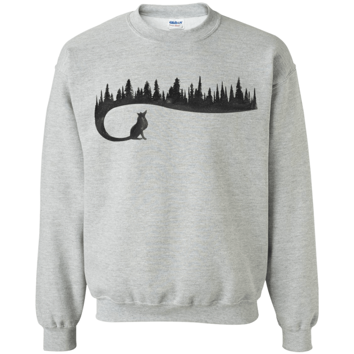 Sweatshirts Sport Grey / S Wolf Tail Crewneck Sweatshirt