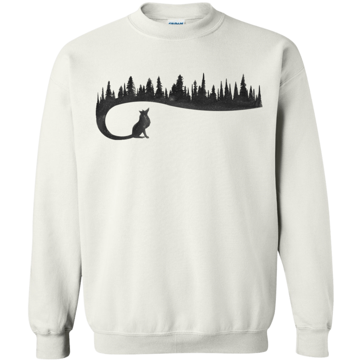 Sweatshirts White / S Wolf Tail Crewneck Sweatshirt