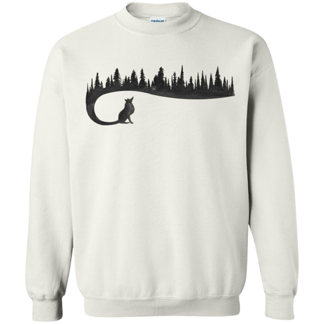 Sweatshirts White / S Wolf Tail Crewneck Sweatshirt