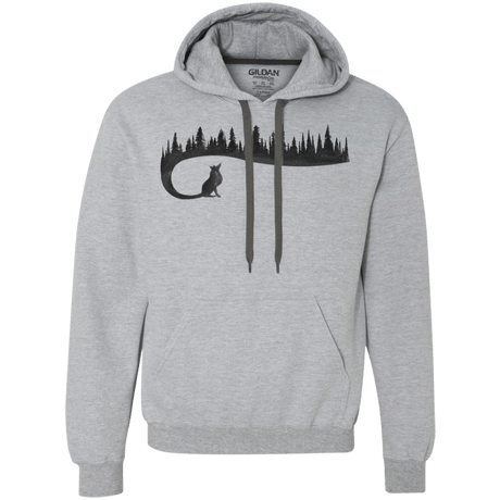 Sweatshirts Sport Grey / S Wolf Tail Premium Fleece Hoodie