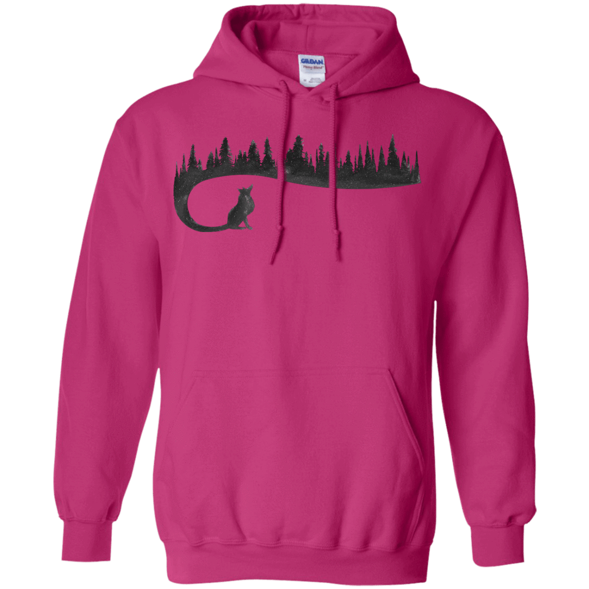 Sweatshirts Heliconia / S Wolf Tail Pullover Hoodie